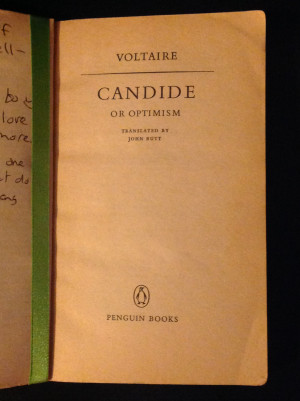 Voltaire Candide Quotes One candide experienced,