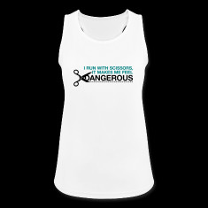 like to run with scissors through the area Tops