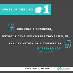 Business Quote of the Day #1 — Relationships