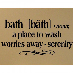 Cute Grandma Quotes And Sayings Decal bathroom wall quote