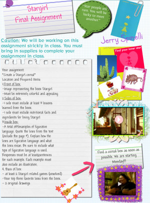 Stargirl Jerry Spinelli Quotes Stargirl