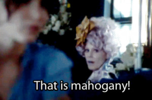 gif mine THG effie trinket thg spoilers That is Mahogany fanartt