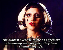 lady gaga gif gifs quote 2011 edits A lady tour Monsters fans ...