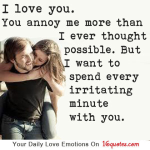 About I love You Quotes