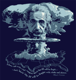 Albert Einstein: Nuclear Weapons [aliens don't like nukes]