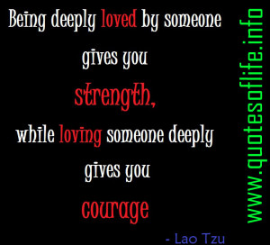 Quotes Life Being Deeply Loved...
