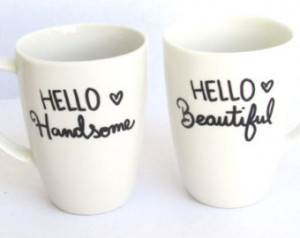 Hello Handsome - Hand Painted His a nd Hers Hello Handsome and Hello ...