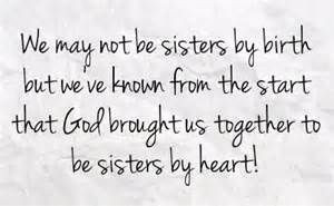 sister not by blood