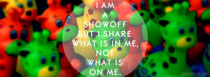 Showoff Quote Facebook Cover