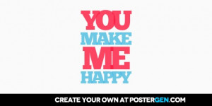custom you make me happy twitter cover maker you make me happy hint ...