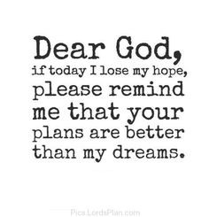 Dear God, If Today i lost my Hope, Inspiring spiritual picture to make ...