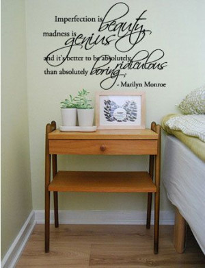 ... Wall Decals Quotes, Marilyn Monroe Quotes, Bedrooms Design, Vinyl Wall