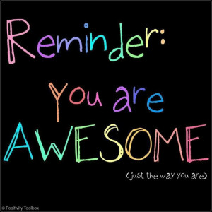 Don't ever forget it!