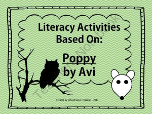 for the book: Poppy! - I love the Poppy series of books written by Avi ...