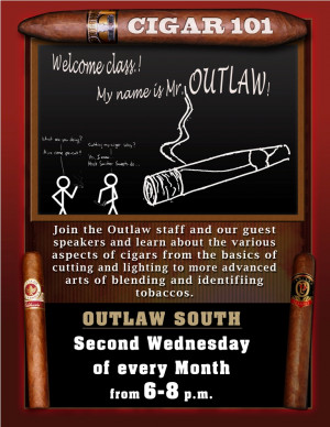 Cigar 101 at Outlaw South