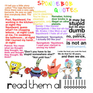 spongebob quotes - Polyvore