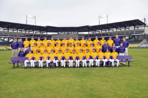 LSU coach Paul Mainieri and his players met with reporters Friday ...