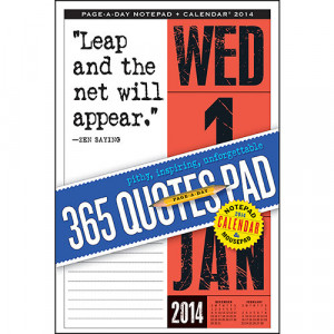 Home > Obsolete >Quotes 2014 Desk Calendar