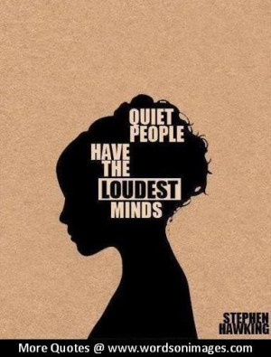 Quotes about quiet people