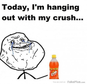 today im hanging out with my crush