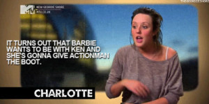 geordie shore #charlotte #barbie #ken #actionman