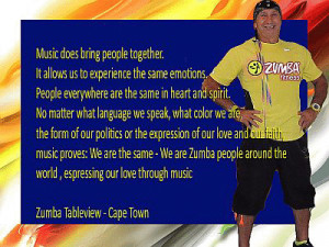 Zumba Quotes Music is what zumba is all