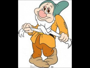 Bashful Dwarf Cutout