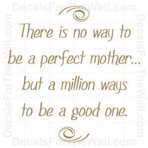 ... No-Way-to-be-a-Perfect-Mother-Mom-Vinyl-Wall-Decor-Art-Decal-Quote-F83