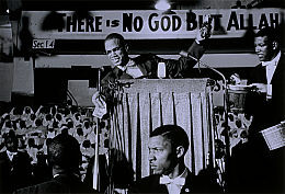 Malcolm X, NOI rally, 1960