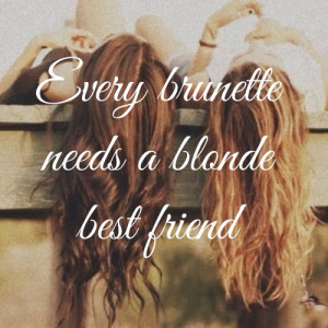 every blonde needs a