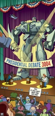 futurama debate 3004 item # fdle08 futurama animation artwork limited ...