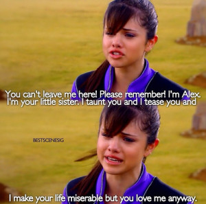 alex russo phrase quote selena gomez wizard of waverly place