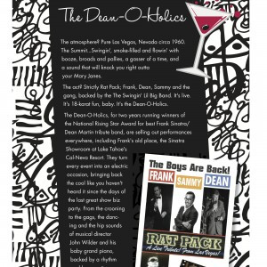 Dean-O-Holics Rat Pack Tribute Band - Big Band / Rat Pack Tribute Show ...