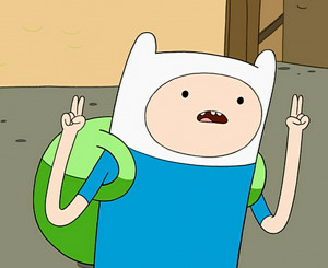Finn's hands have five digits in 