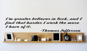 Details about ** Thomas Jefferson Famous Quote ** | Vinyl Wall Decal ...