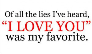 Love Lies Quote to Share