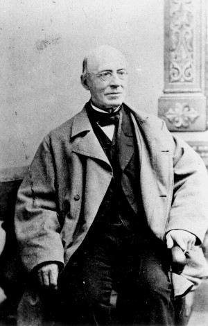 Prominent American abolitionist William Lloyd Garrison