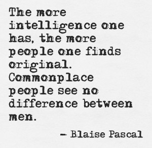 French philosopher Blaise Pascal, Pensées
