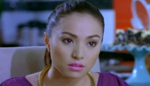 Cristine Reyes plays Cha, the pretty nouveau rich wife.