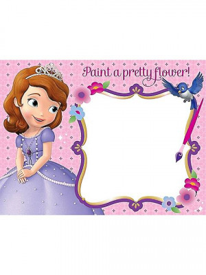 Sofia the First Watercolor Paint Board (4 Count)