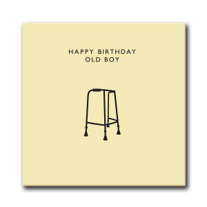 Happy Birthday Boy 'happy birthday old boy' card
