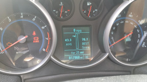 Ha, just saw the mileage. Seems like the Cruze's prime is around 17 to ...