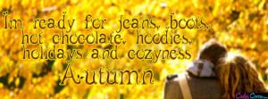 Autumn Quote Facebook Cover