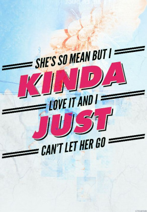 Just Can't Let Her Go - 1D