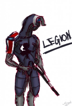 Legion Mass Effect Mass effect 2- legion sketch