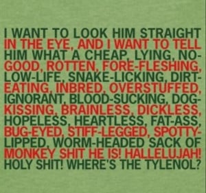 Christmas Vacation Movie quote the ultimate insult. Hahaha