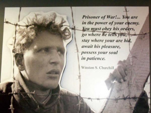 /For Bluffton Today This poster, with a quote by Winston Churchill ...