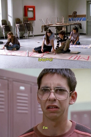 Freaks and Geeks Romance! Bill moment.