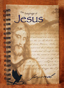 ... Blank-Journal-Diary-THE-SAYINGS-OF-JESUS-spiral-hard-cover-Bible-Study