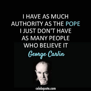 Wise Quotes From George Carlin: 